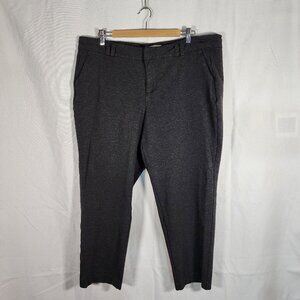 RWN Heather Gray Stretch Capri Slacks Women's Size 18